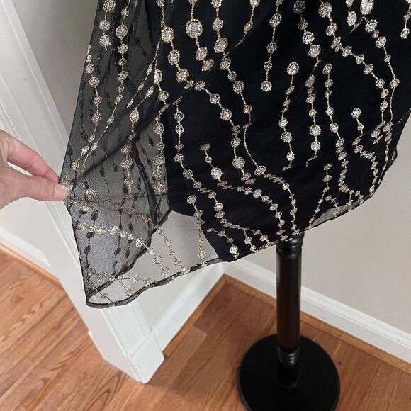 Moda International Y2K Corset Mini Dress 6 Sparkly Gothic Whimsigoth grunge - Picture 11 of 12